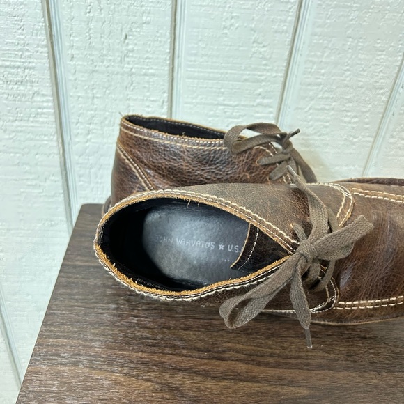 John Varvatos Leather Chukka Boots, size 8.5. - Picture 6 of 8
